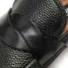 Grain Leather Sean Twisted Band Loafer