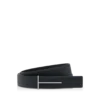 Grain Leather Slim T Reversible Belt