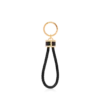Grain Leather T Loop Keyring