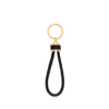 Grain Leather T Loop Keyring