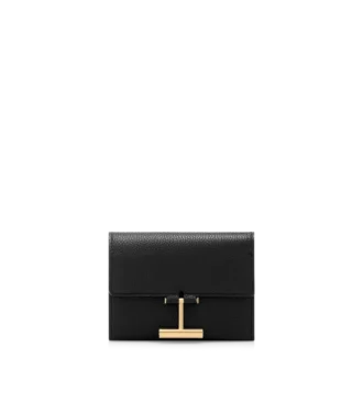 Grain Leather Tara Compact Wallet