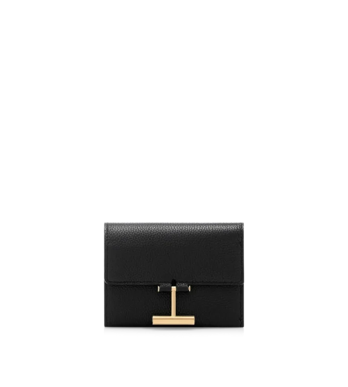 Grain Leather Tara Compact Wallet
