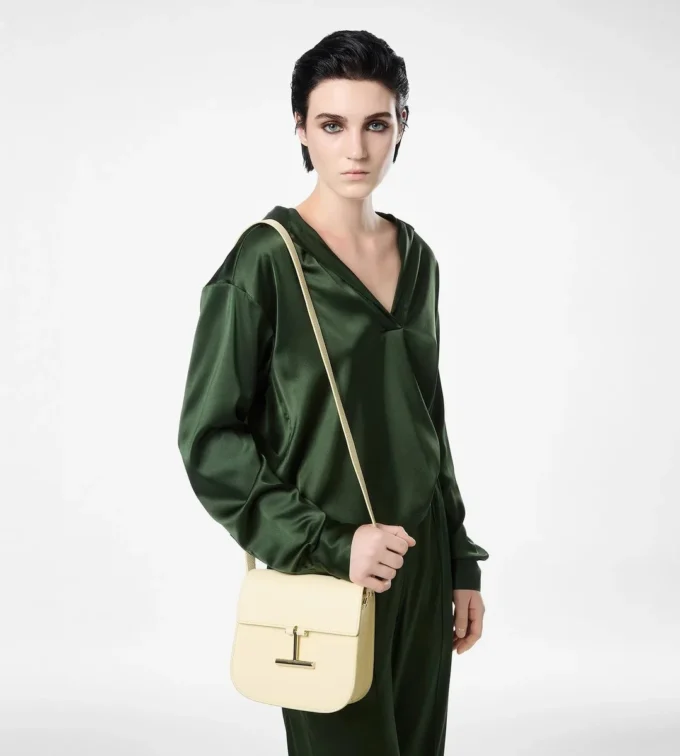 Grain Leather Tara Mini Crossbody