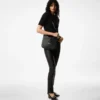 Grain Leather Tara Small Crossbody