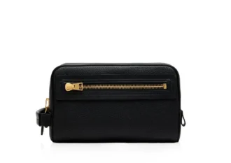 Grain Leather Toiletry Bag