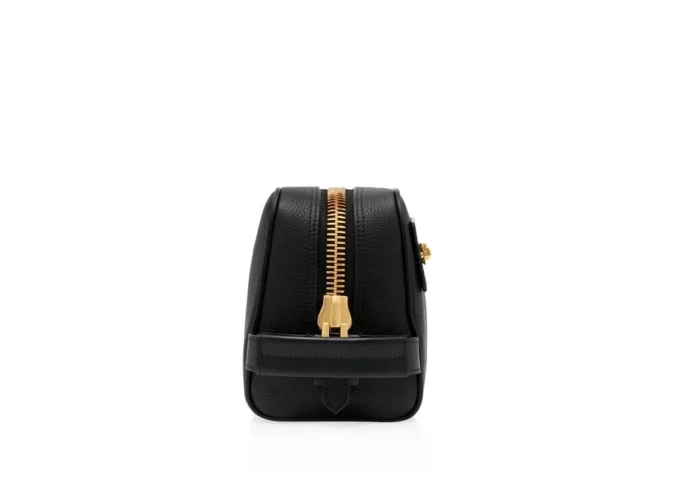 Grain Leather Toiletry Bag