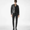 Grain Leather Zip Biker Grain Leather Zip Biker