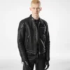 Grain Leather Zip Biker Grain Leather Zip Biker