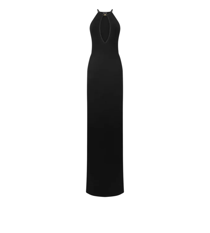 Halterneck Evening Dress with Cut Out Halterneck Evening Dress with Cut Out