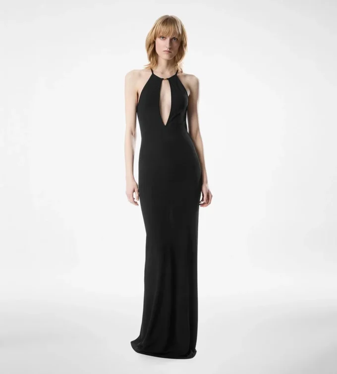 Halterneck Evening Dress with Cut Out Halterneck Evening Dress with Cut Out