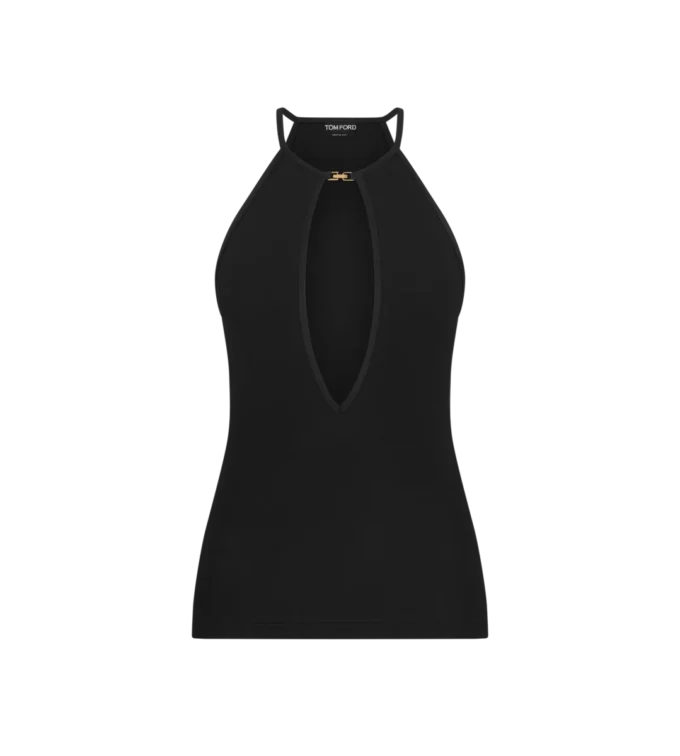 Halterneck Top with Cut Out Halterneck Top with Cut Out