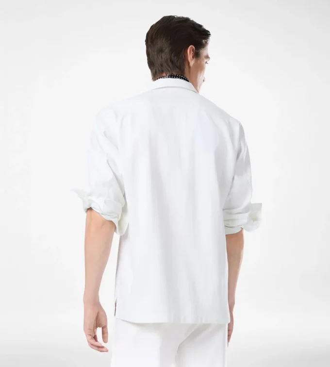 Herringbone Stripe Pajama Overshirt
