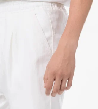 Herringbone Stripe Pleated Lounge Pant