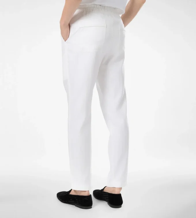 Herringbone Stripe Pleated Lounge Pant