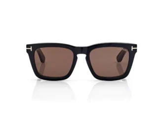 Icon Blue Block Square Opticals with Clip on Sunglasses