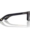 Icon Blue Block Square Opticals with Clip on Sunglasses