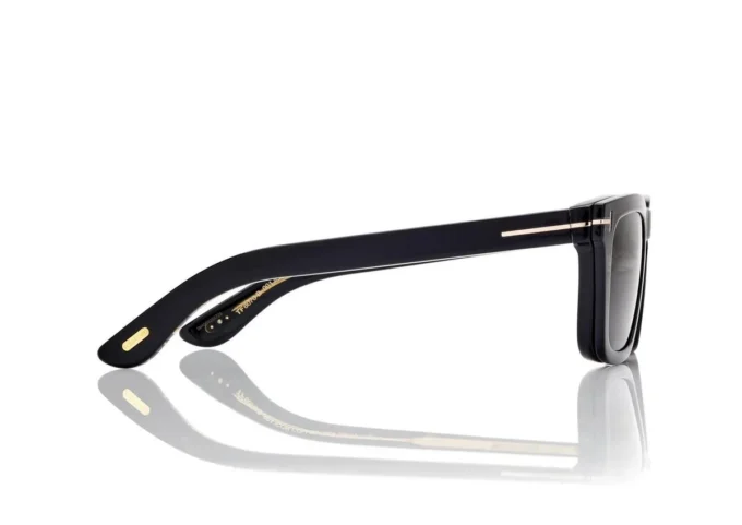 Icon Blue Block Square Opticals with Clip on Sunglasses