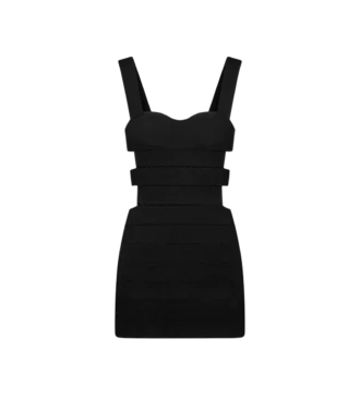 Intarsia Knit Mini Dress