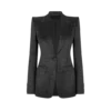Jacquard Polka Dot Duchesse Single Breasted Jacket Jacquard Polka Dot Duchesse Single Breasted Jacket