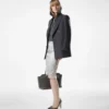 Knee-Length Skirt with Lace Inserts Knee-Length Skirt with Lace Inserts
