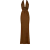 Knitted Stretch Jersey Criss-Cross Evening Dress Knitted Stretch Jersey Criss-Cross Evening Dress