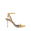Laminated Nappa Leather Padlock Pointy Naked Sandal 85Mm Laminated Nappa Leather Padlock Pointy Naked Sandal 85Mm