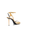 Laminated Nappa Leather Padlock Pointy Naked Sandal 85Mm Laminated Nappa Leather Padlock Pointy Naked Sandal 85Mm