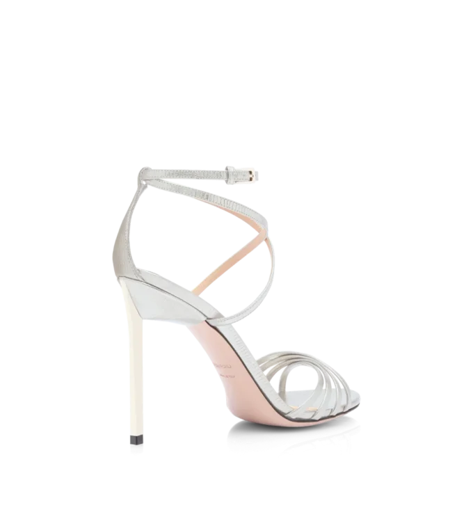 Laminated Printed Lizard Ida Sandal