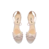 Laminated Stamped Python Ida Sandal