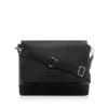 Leather and Suede Chic Sport Flap Messenger