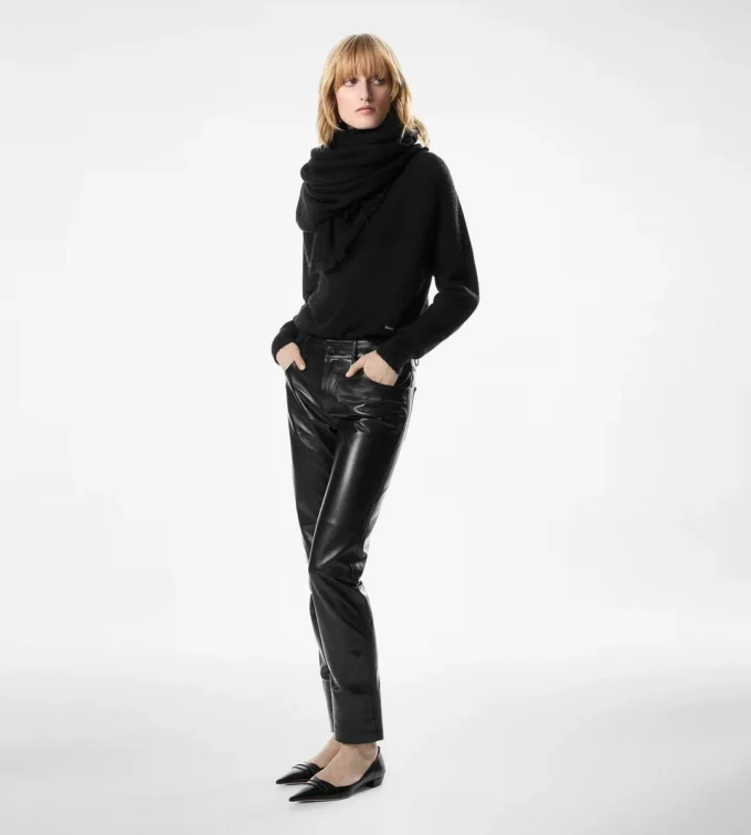 Leather Eva Ballerina Leather Eva Ballerina