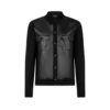 Leather Front Shirt