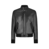Leather Harrington