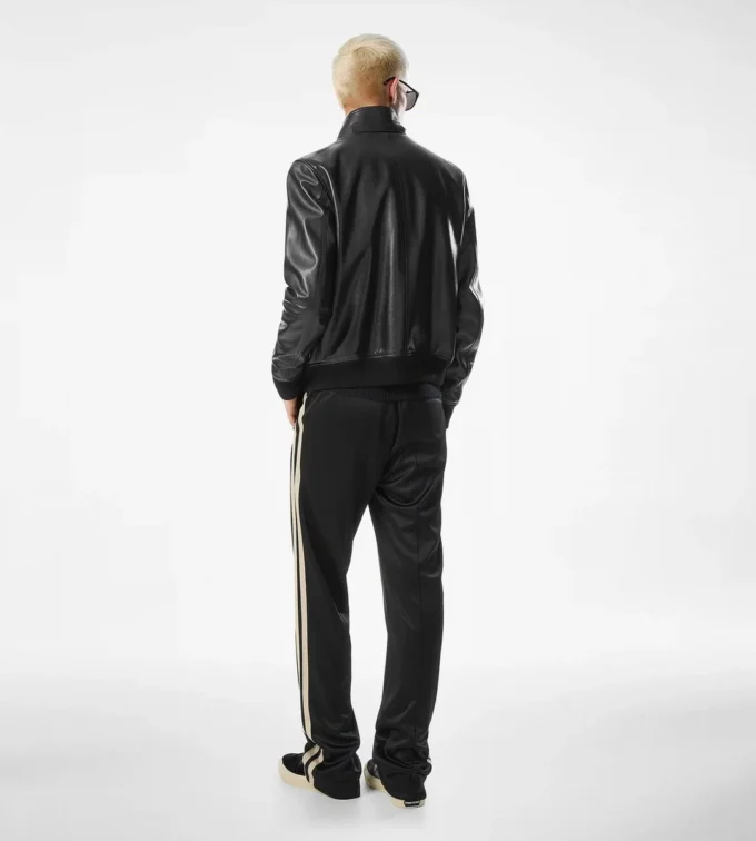 Leather Harrington