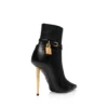 Leather Padlock Ankle Boot Leather Padlock Ankle Boot