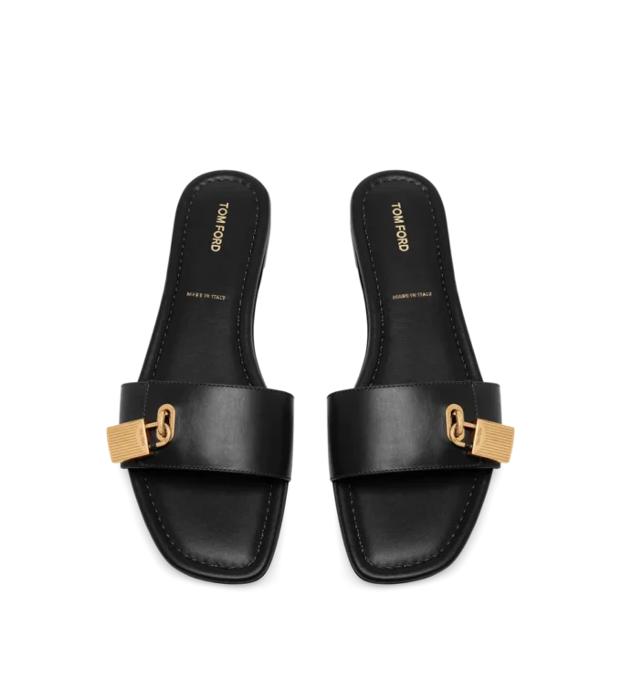 Leather Padlock Slide Leather Padlock Slide