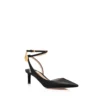 Leather Padlock Slingback