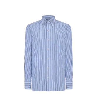 Light Baton Stripe Slim Fit Shirt