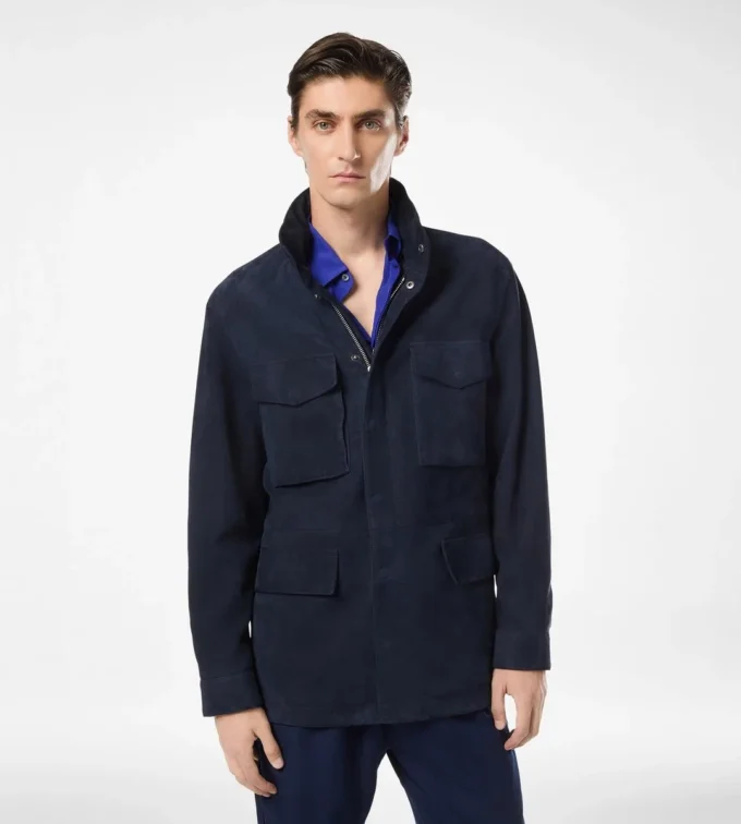 Light Suede Field Jacket