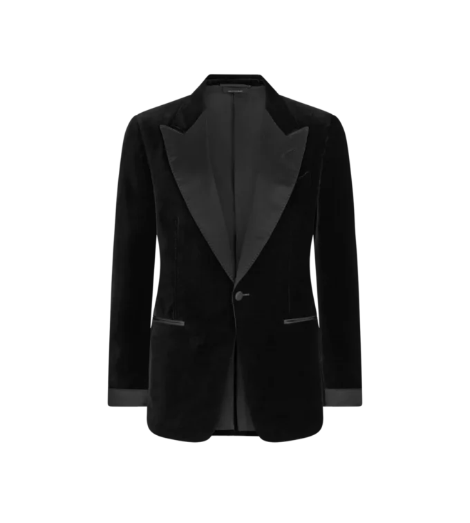 Light Velvet Shelton Cocktail Jacket