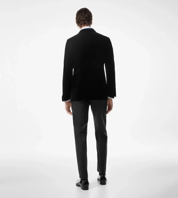 Light Velvet Shelton Cocktail Jacket