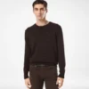 Lightweight Cotton Blend Crew Neck