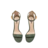 Lizard-Effect Suede Leather Padlock Sandal Lizard-Effect Suede Leather Padlock Sandal