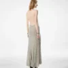 Long Halterneck Dress with Open Back and Tom Ford Metal Plaque Long Halterneck Dress with Open Back and Tom Ford Metal Plaque