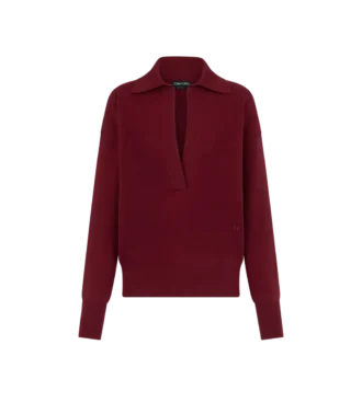 Long Sleeve Cashmere Polo