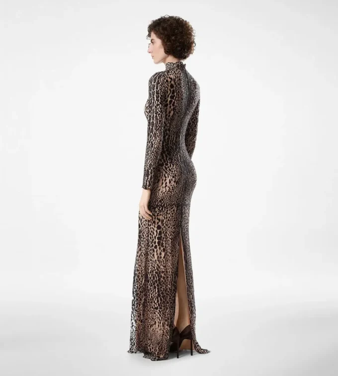 Long Sleeve Mock Neck Evening Dress Long Sleeve Mock Neck Evening Dress