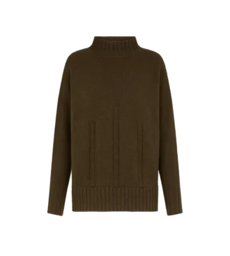 Long Sleeve Mock Neck Knit