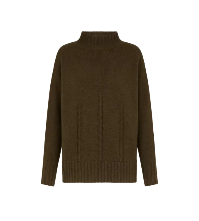 Long Sleeve Mock Neck Knit