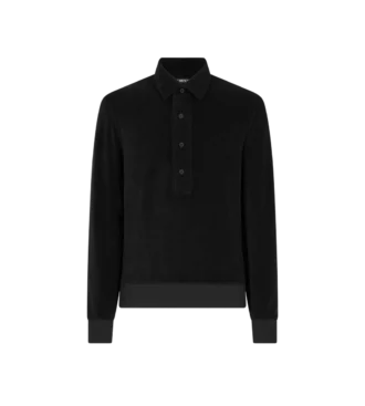 Long Sleeve Towelling Polo