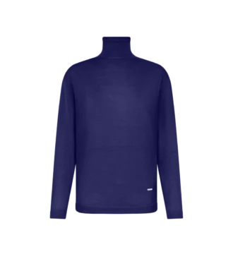 Long Sleeve Turtleneck Knit with Tom Ford Metal Plaque